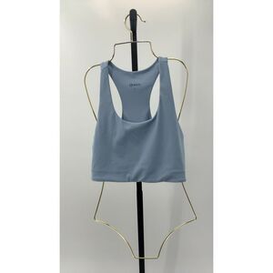 Quince Ultra Form Scoop Neck Longline Bra Spa Blue